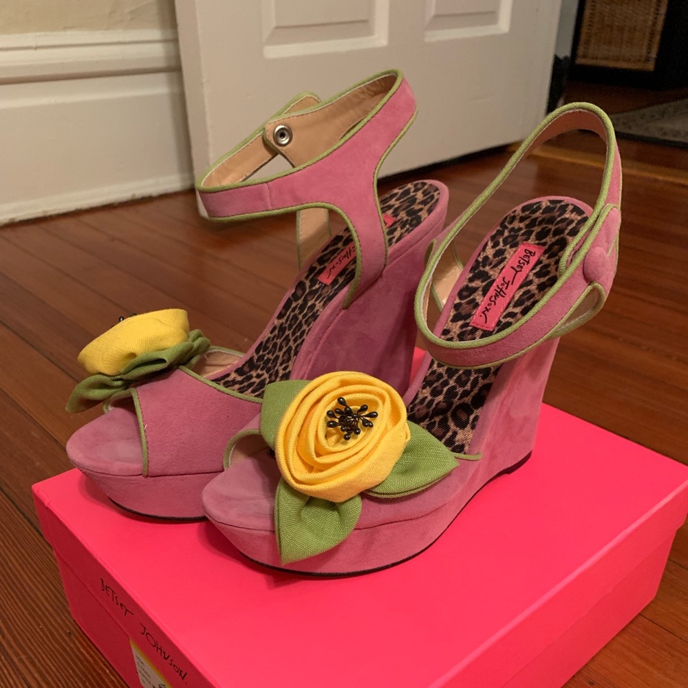 Betsey Johnson Wedge Sandals